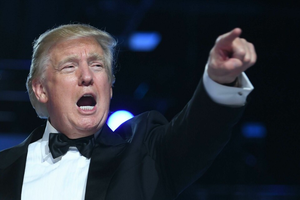 Donald Trump. Foto: NTB (FILES) In this file photo taken on January 20, 2017, US President Donald Trump attends the Freedom Ball at the Washington, DC, Convention Center following his inauguration as the 45th US President in Washington, DC. - President Donald Trump said on January 8, 202, he would not attend his successor Joe Biden's inauguration after repeatedly rejecting the election result as a fraud and his supporters violently storming the US Capitol in Washington. 'To all of those who have asked, I will not be going to the Inauguration on January 20th,' Trump tweeted, without giving a reason for not attending. (Photo by JIM WATSON / AFP)