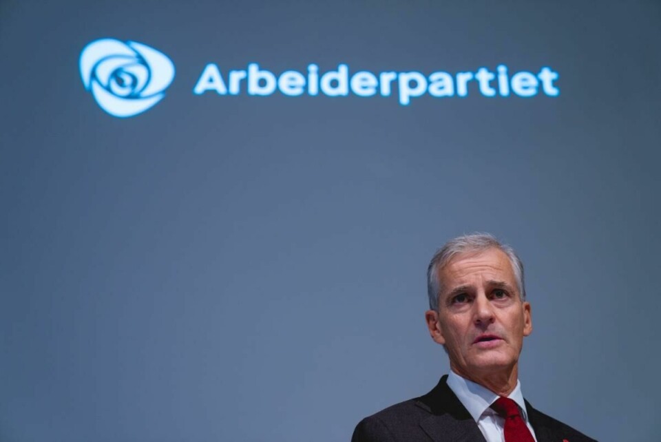 Jonas Gahr Støre etter talen om den politiske situasjonen under Arbeiderpartiets landsstyremøte i Oslo Kongressenter Folkets Hus i fjor høst. Jonas Gahr Støre etter talen om den politiske situasjonen under Arbeiderpartiets landsstyremøte i Oslo Kongressenter Folkets Hus i fjor høst.