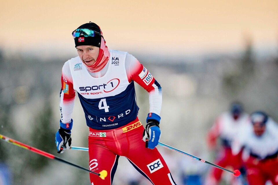 Sjur Røthe uttalte i november at samboerens fødsel går foran ski-VM. Nå har han snudd, skriver VG. Trondheim 20210117. Sjur Røthe under NM skiathlon i Granåsen, søndag ettermiddag.Foto: Ole Martin Wold / NTB