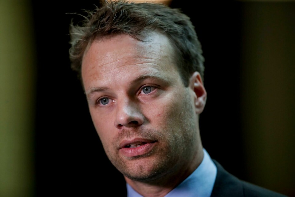 Frps Jon Helgheim. Oslo 20200526. Jon Engen Helgheim (Frp) i Stortinget under debatten om den nye bioteknologiloven.Foto: Vidar Ruud / NTB scanpix