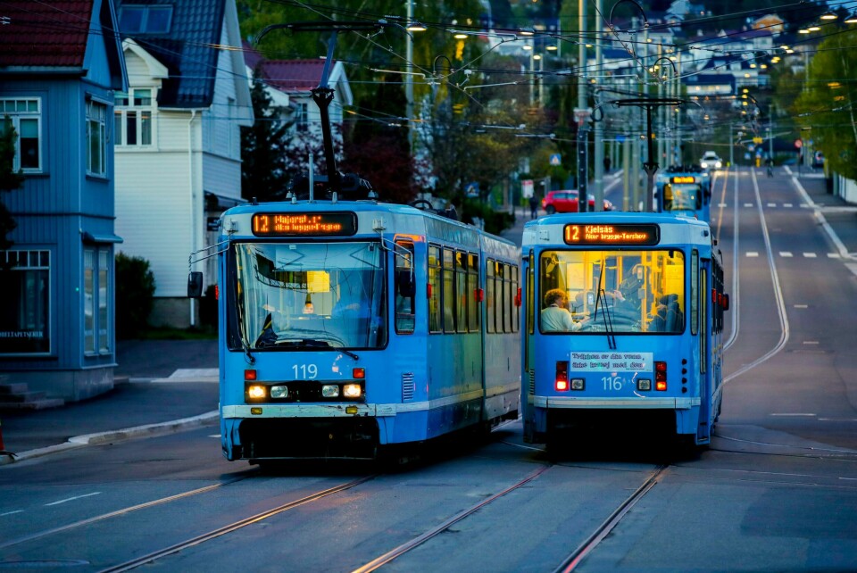 Oslo 20200505. Grefsenveien mellom Storo og Disen er åpen, trikk og biler kan kjøre fritt. Veien åpnet i Mai 2020.Foto: Vidar Ruud / NTB Oslo 20200505. Grefsenveien mellom Storo og Disen er åpen, trikk og biler kan kjøre fritt. Veien åpnet i Mai 2020.Foto: Vidar Ruud / NTB