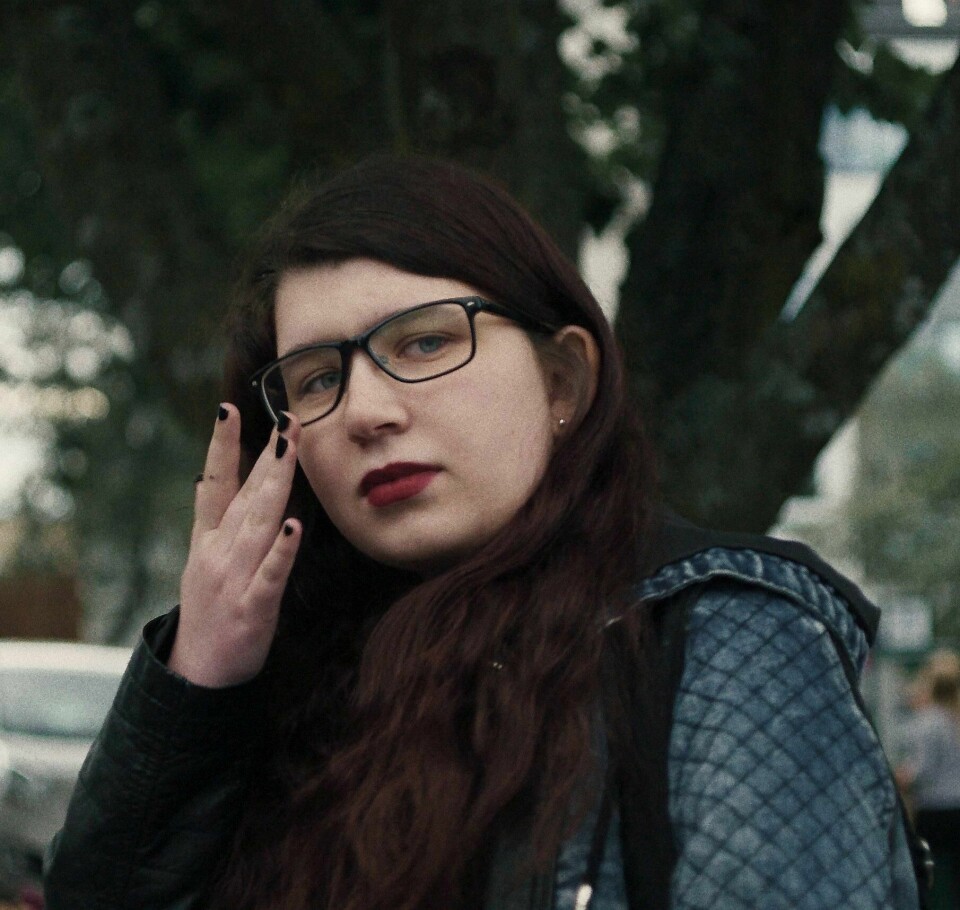 «Alt det jeg er» er en dokumentarfilm hvor Emilie (18) forteller sin svært personlige historie og hvordan den mottas av det offentlige Norge. Foto: Egil Håskjold Larsen
