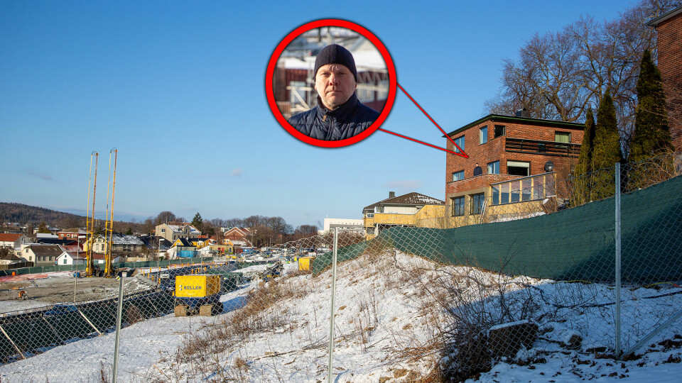 Pål (49) er nabo til jernbaneutbyggingen i Moss: – Bekymret for ras ###