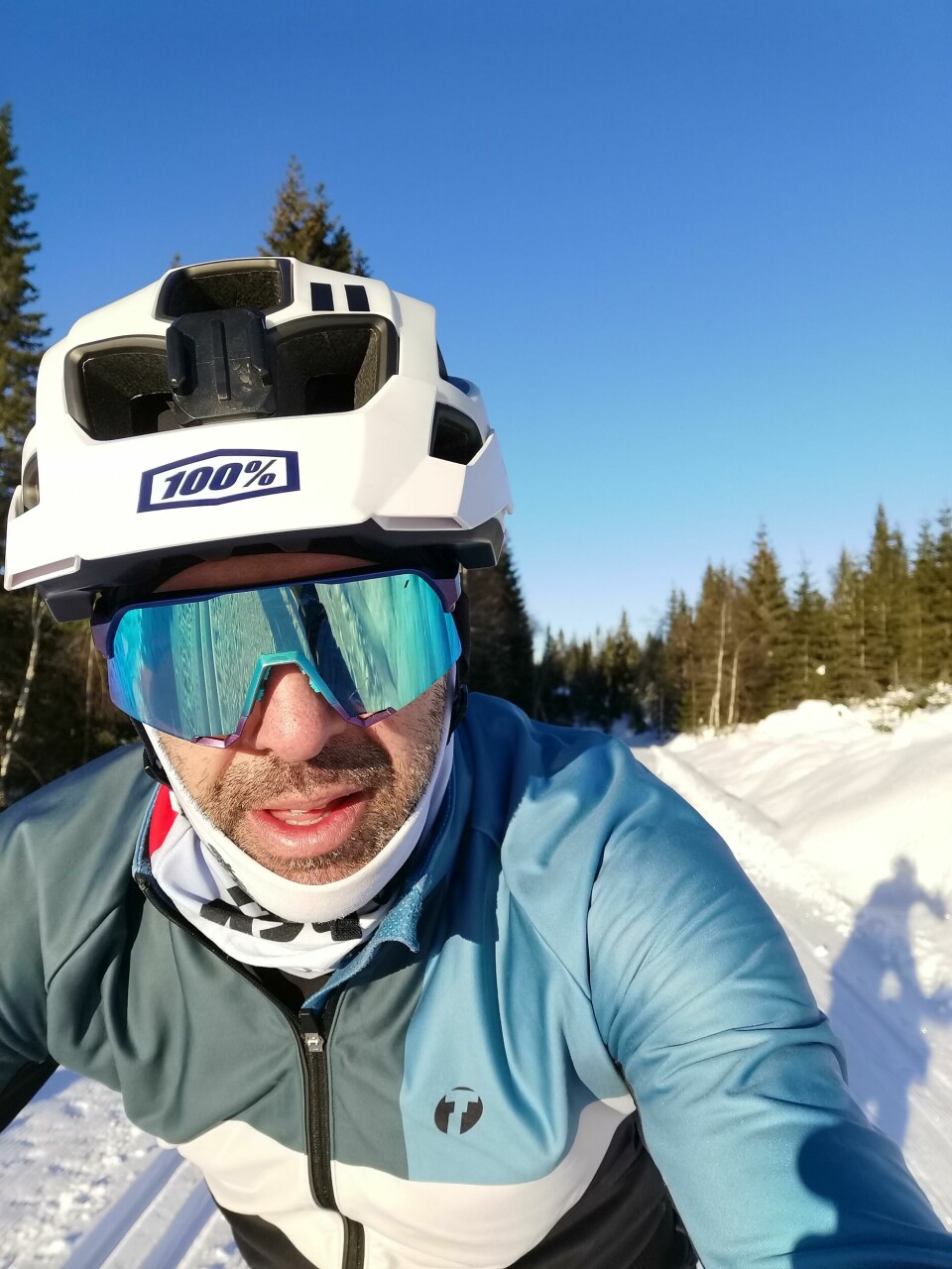 Jan Kristian Haugnæss er ofte kledd og utstyrt for tur mange timers innsats enten på ski eller sykkel. Foto: Privat Jan Kristian Haugnæss er ofte kledd og utstyrt for tur mange timers innsats enten på ski eller sykkel. Foto: Privat