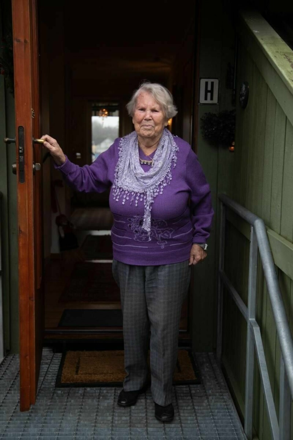 Annie Arnesen fra Gressvik har både barn, barnebarn, oldebarn og tippoldebarn, og hun kan se tilbake på et arbeidsliv både i hjemmet og på Onsøyheimen.