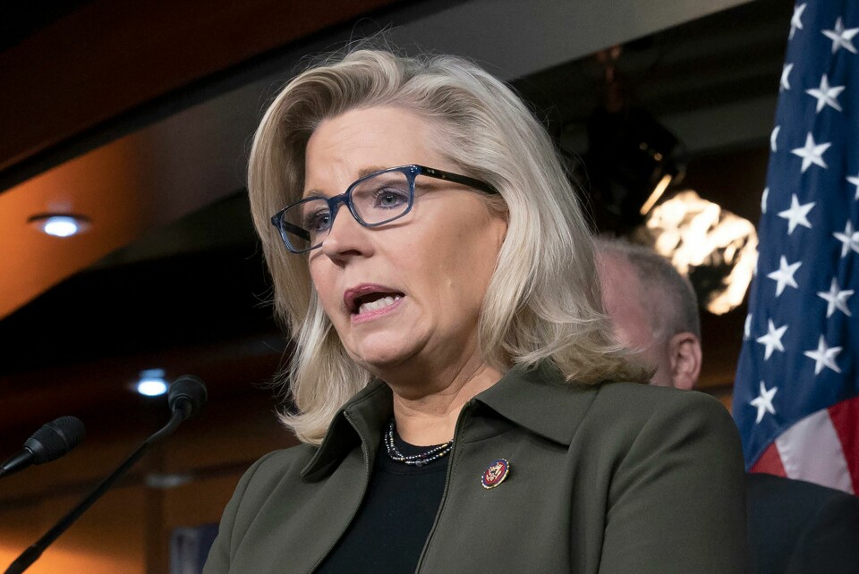FILE - In this Dec. 17, 2019 file photo, Rep. Liz Cheney, R-Wyo., speaks with reporters at the Capitol in Washington. A deepening divide among Republicans over President Donald Trump's efforts to overturn the election runs prominently through Wyoming, the state that delivered Trump's widest prevailing margin by far. Eleven Republican senators saying they will not be voting Wednesday, Jan. 6, 2021, to confirm President-elect Joe Biden's victory include Wyoming's newly sworn in Sen. Cynthia Lummis, a Cheyenne-area rancher and former congresswoman. Vocal opponents of any such move include Wyoming Rep. Liz Cheney, leader of GOP messaging in the House as its third-ranking Republican (AP Photo/J. Scott Applewhite, File) FILE - In this Dec. 17, 2019 file photo, Rep. Liz Cheney, R-Wyo., speaks with reporters at the Capitol in Washington. A deepening divide among Republicans over President Donald Trump's efforts to overturn the election runs prominently through Wyoming, the state that delivered Trump's widest prevailing margin by far. Eleven Republican senators saying they will not be voting Wednesday, Jan. 6, 2021, to confirm President-elect Joe Biden's victory include Wyoming's newly sworn in Sen. Cynthia Lummis, a Cheyenne-area rancher and former congresswoman. Vocal opponents of any such move include Wyoming Rep. Liz Cheney, leader of GOP messaging in the House as its third-ranking Republican (AP Photo/J. Scott Applewhite, File)