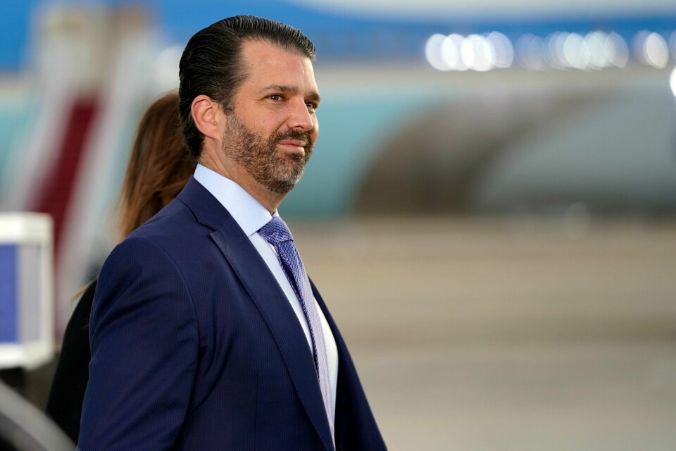 Donald Trump Jr., sønn av USAs ekspresident Donald Trump. Foto: Manuel Balce Ceneta/AP/NTB