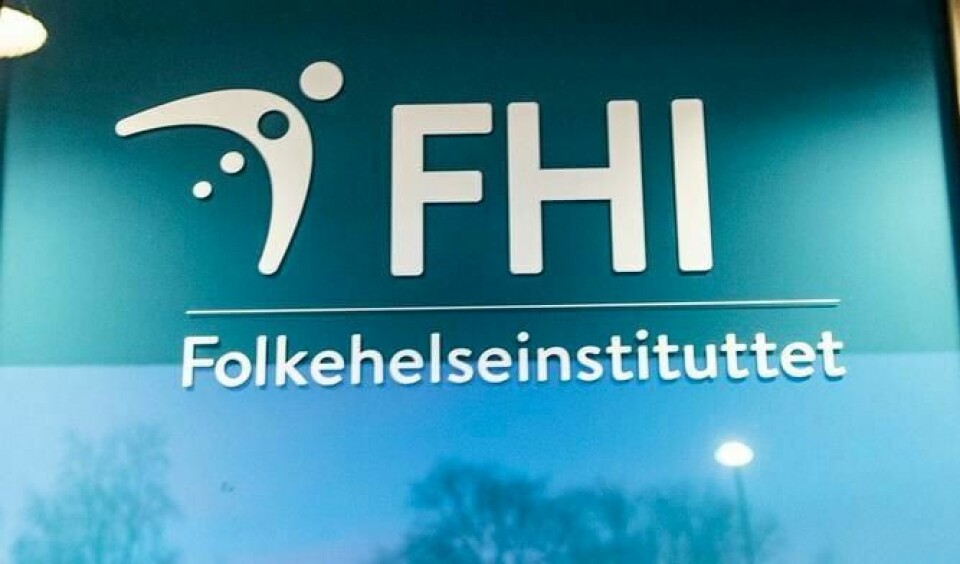 Folkehelseinstituttet.