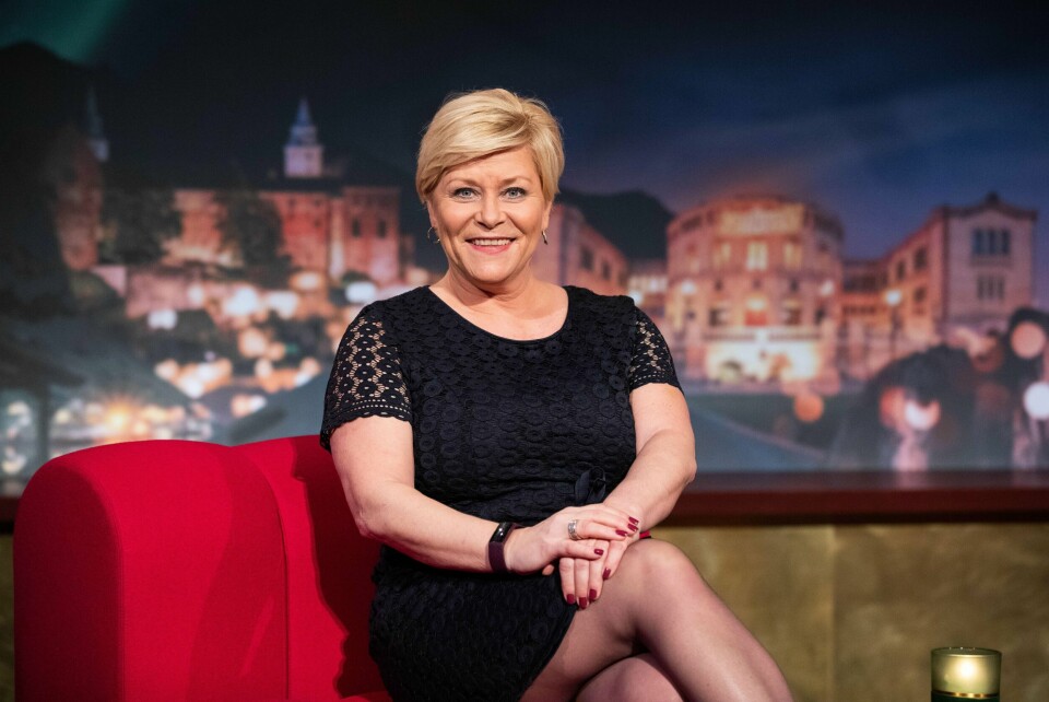 Siv Jensens tid som partileder i Fremskrittspartiet nærmer seg slutten. Foto: Helene Kjærgaard / TV 2