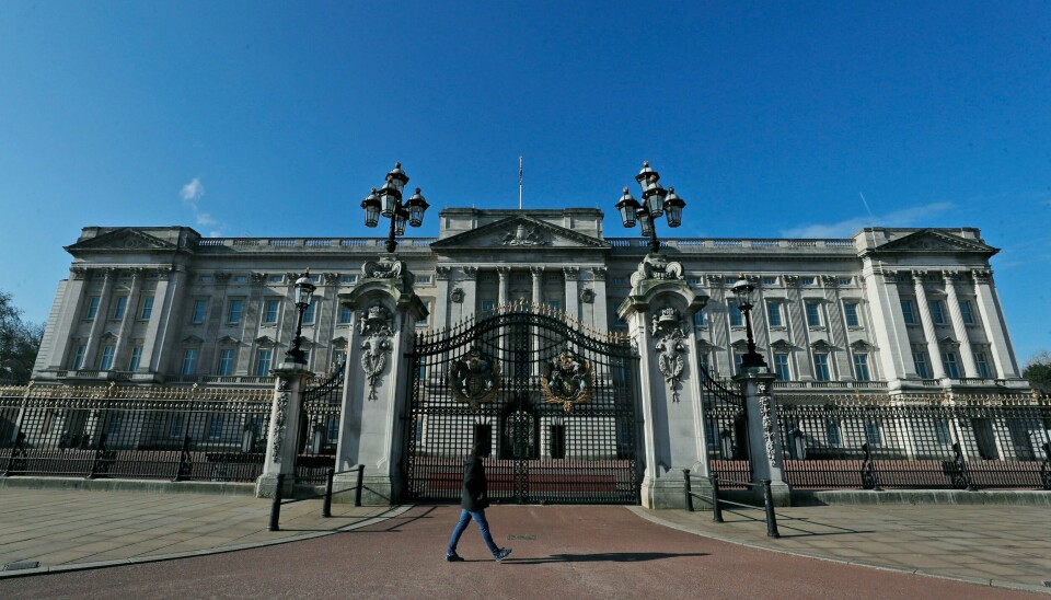 Buckingham Palace i London.