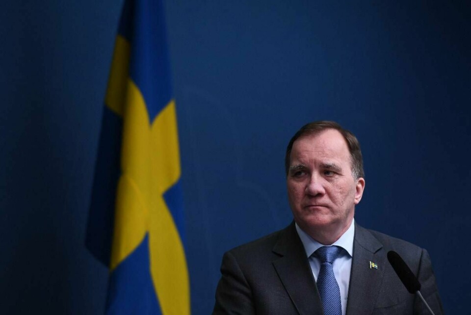 Statsminister Stefan Löfven erkjenner at Sverige var dårlig forberedt da koronapandemien rammet.