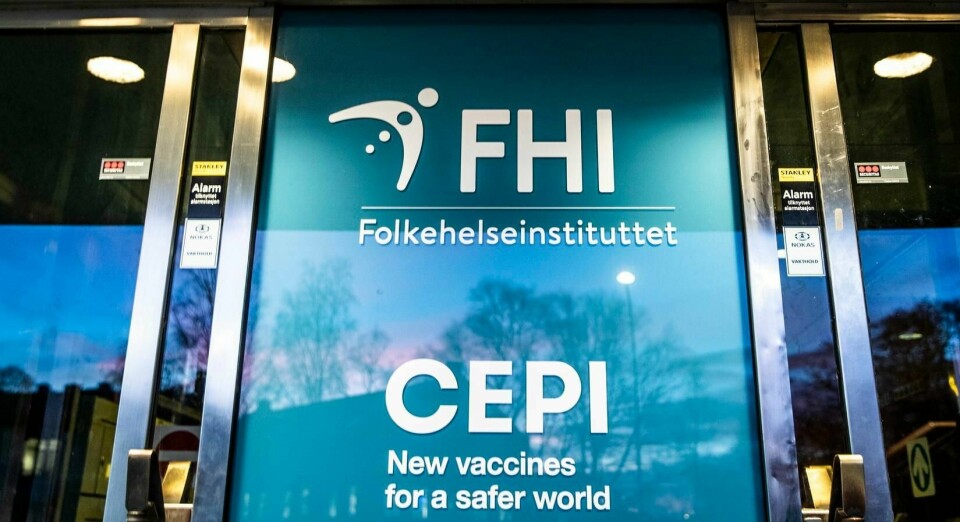 Folkehelseinstituttet.