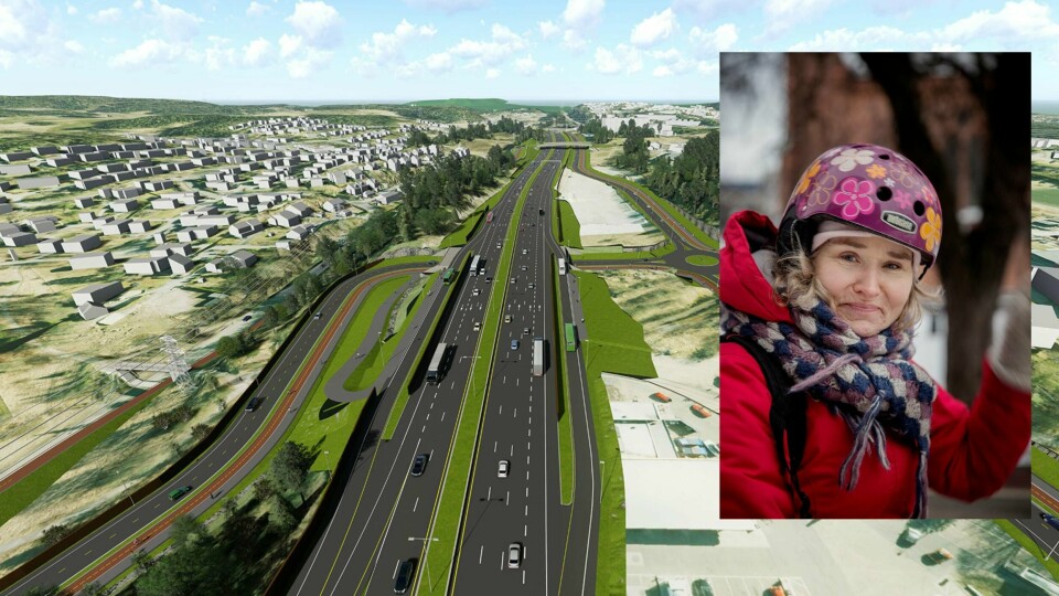 BU-leder i Østensjø Kristin Sandaker truer med å trekke seg dersom E6 Oslo Øst skrotes.