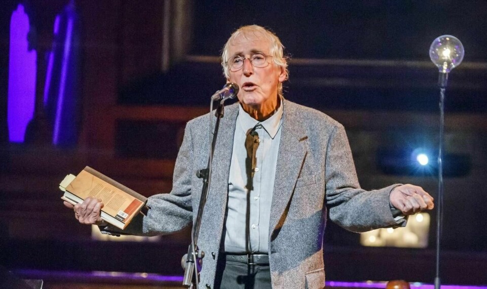Alf Cranner under et arrangement i Kulturkirken Jakob i Oslo i 2016.