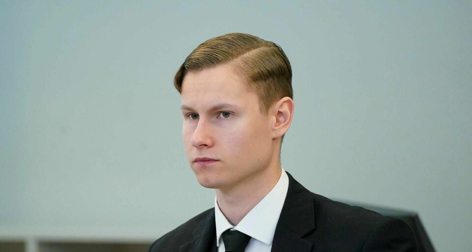 Philip Manshaus i Asker og Bærum tingrett i Sandvika.