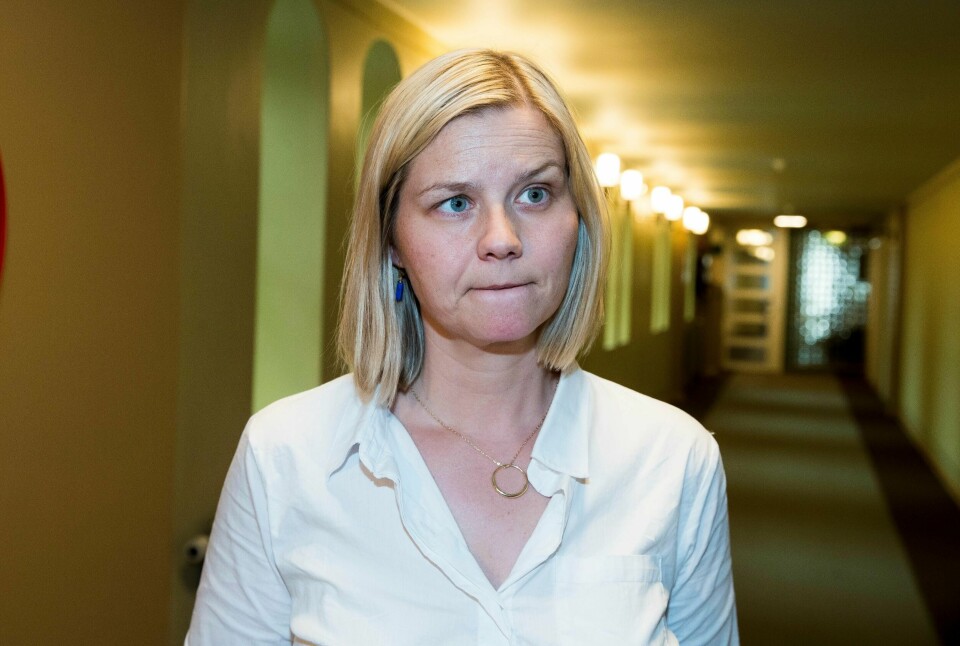Kunnskapsminister Guri Melby (V) har fått en rekke spørsmål om 'smilefjessaken'.