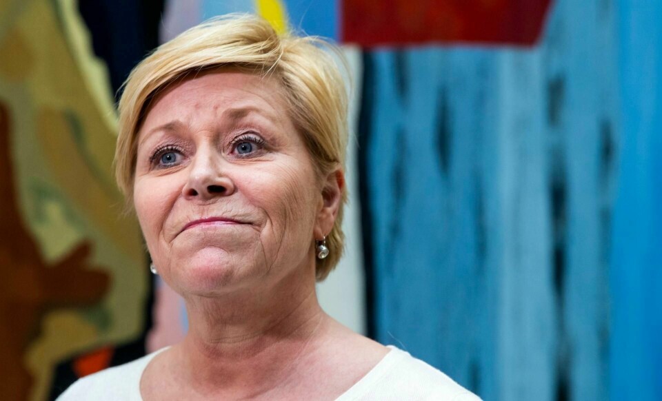 Frp-leder Siv Jensen.