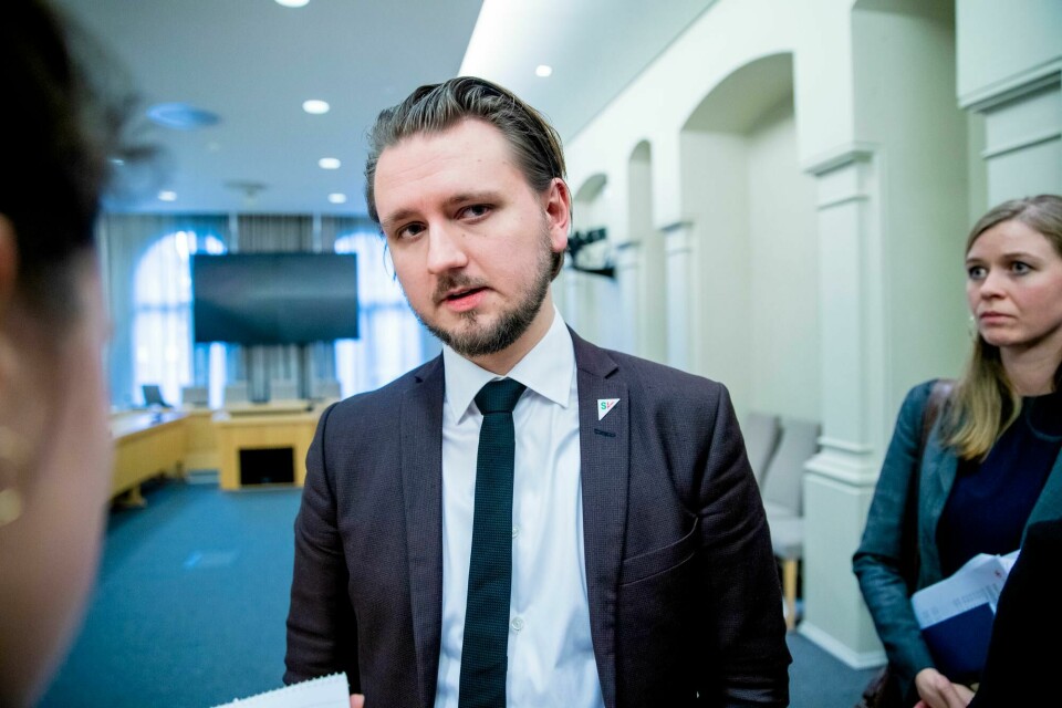 Freddy André Øvstegård, stortingsrepresentant for SV Oslo 20200109. Freddy André Øvstegård i høringen om trygdeskadalen i Stortingets kontroll- og konstitusjonskomité.Foto: Stian Lysberg Solum / NTB scanpix
