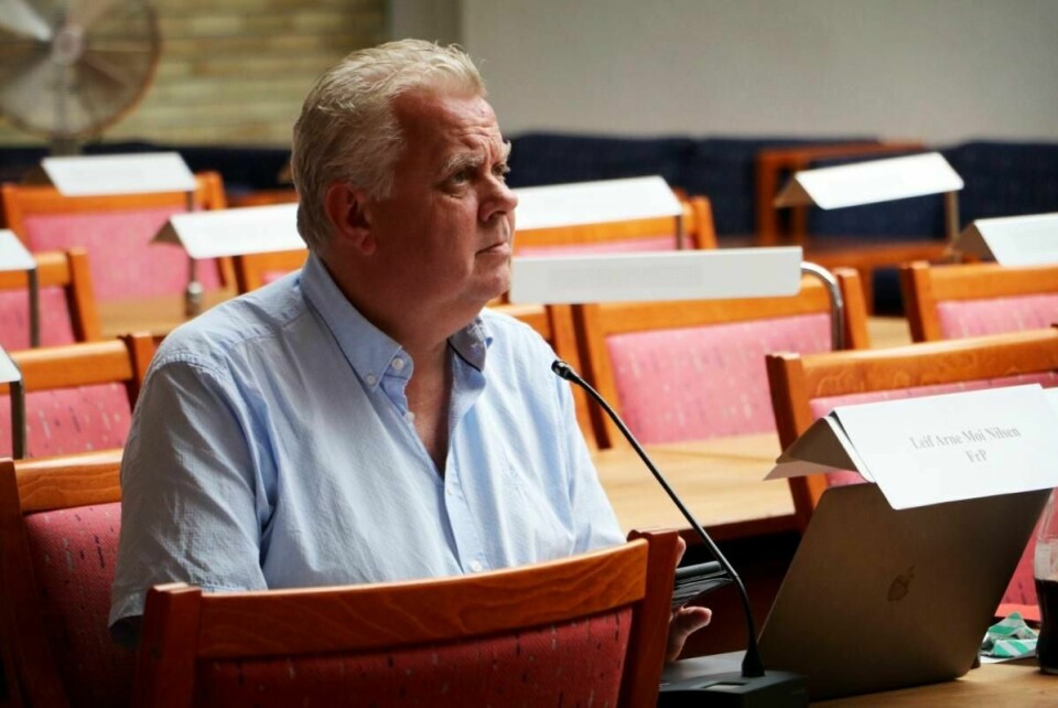 Leif Arne Moi Nilsen (Frp) under dagens møte i utvalg for miljø og utbygging.