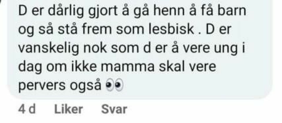 – Min yngste sønn trodde at lærerne ikke visste at det gikk an å være homofil ###