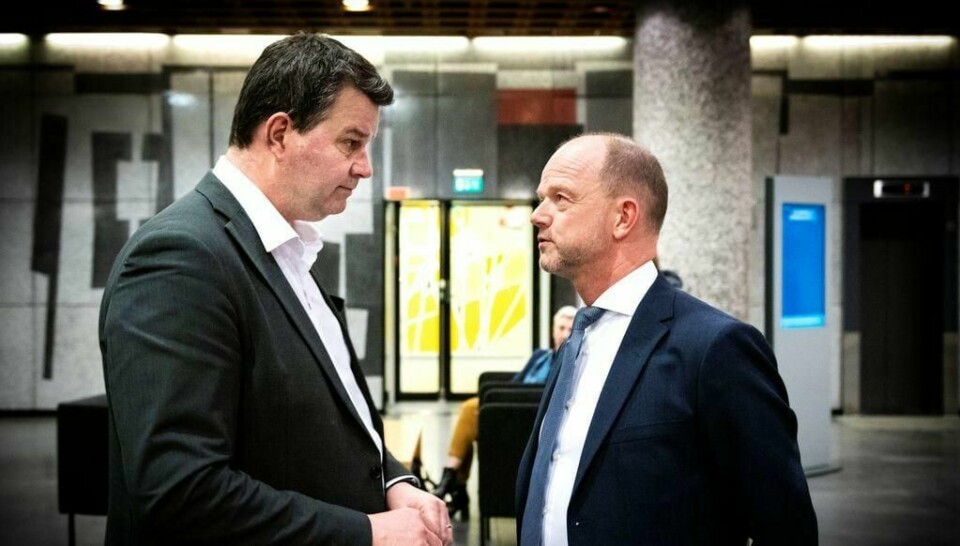 De to som nå har sendt brev til statsminister Erna Solberg – LO-sjef Hans-Christian Gabrielsen, og NHOs administrerende direktør Ole Erik Almlid.