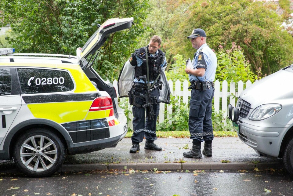 NYE TIDER: Øst politidistrikt ruster seg for å levere en bedre tjeneste både blant folk og på nett. Her fra en væpnet aksjon i Moss i 2016.