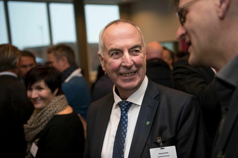 Sandnes-ordfører Stanley Wirak holdt sin årlige nyttårstale i kulturhuset i Sandnes første nyttårsdag.