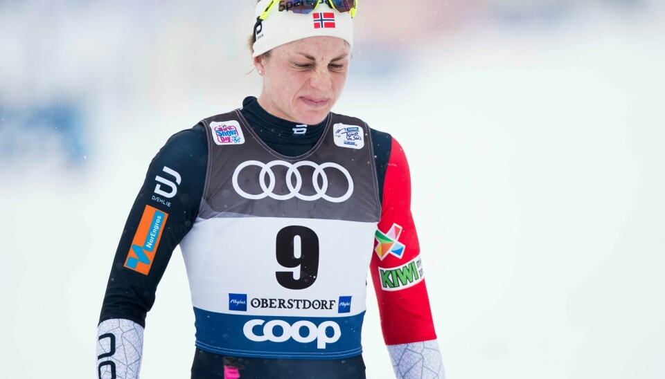 Astrid Uhrenholdt Jacobsen gikk et solid renn onsdag, men ble syk torsdag.