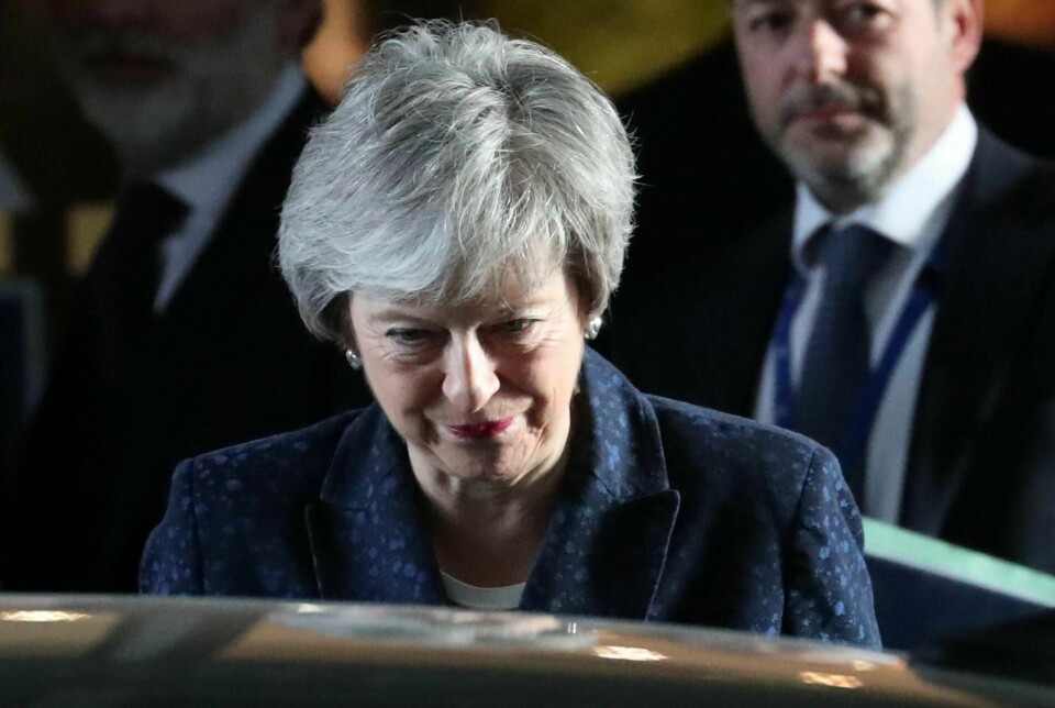 Theresa May, britenes statsminister. Foto: Yves Herman/Reuters/NTB scanpix