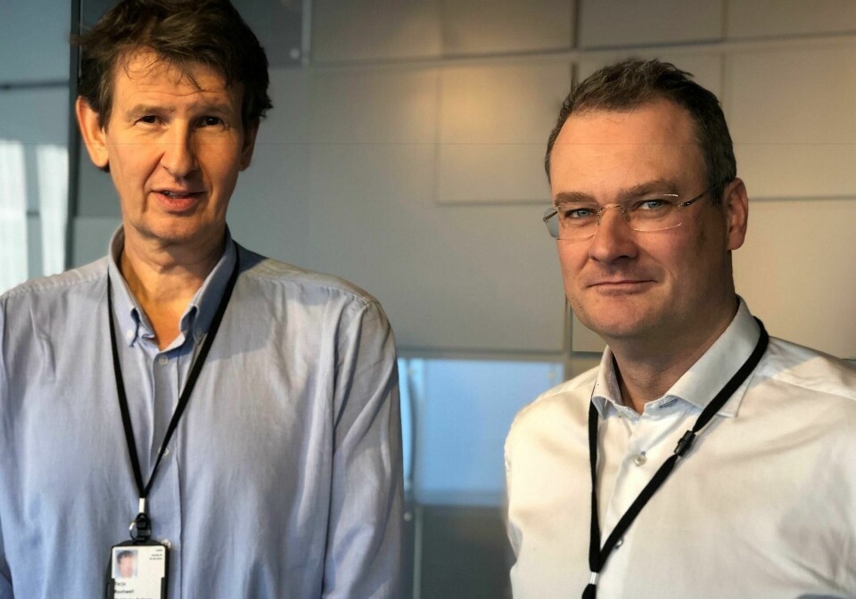 Premature fødsler og kvinner med risikosvangerskap skal sendes direkte til fødeavdelingen på nye Gaustad, ifølge klinikkleder Terje Rootwelt (til venstre) og fagdirektør Jan Frich. Premature fødsler og kvinner med risikosvangerskap skal sendes direkte til fødeavdelingen på nye Gaustad, ifølge klinikkleder Terje Rootwelt (til venstre) og fagdirektør Jan Frich.