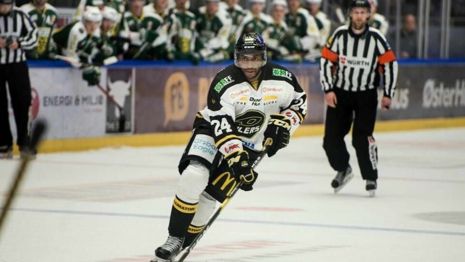 Greg Mauldin og Oilers møter Sparta på borteis torsdag. Foto: Carina Johansen, NTB scanpix