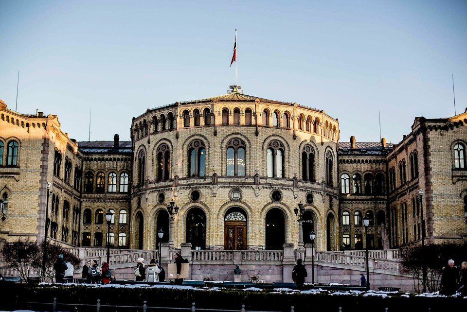 Området rundt Stortinget er et av stedene som høyst sannsynlig er blitt overvåket. FOTO: FREDRIK BJERNES