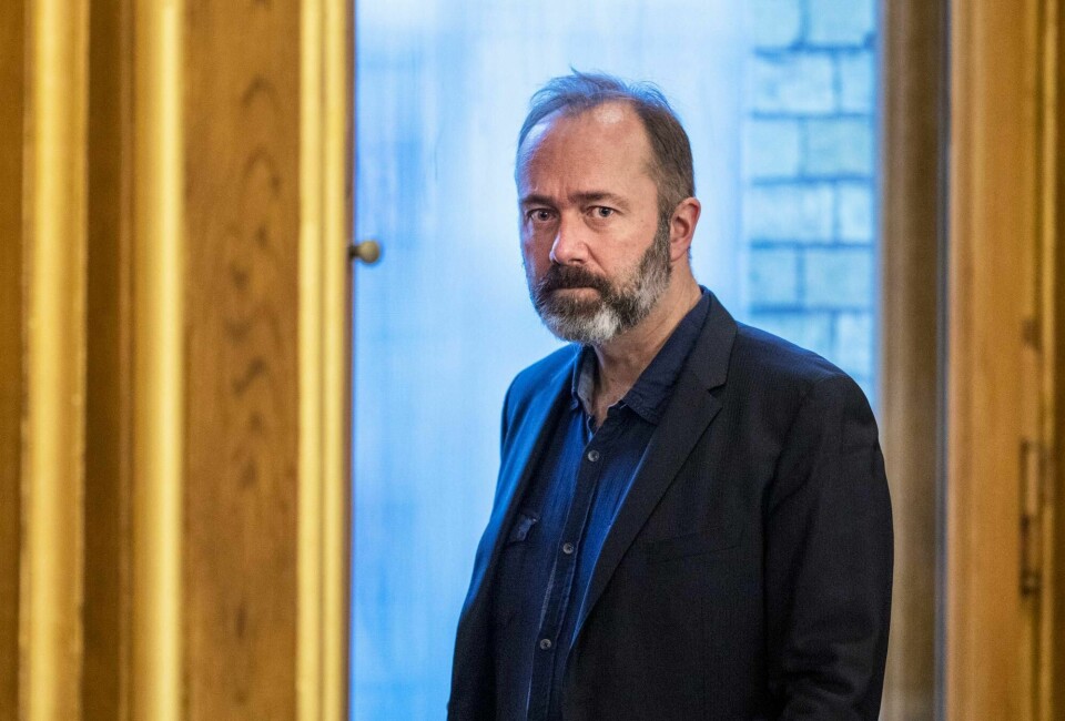 Trond Giske ( Ap) under finansdebatten på Stortinget mandag. Foto: Ole Berg-Rusten