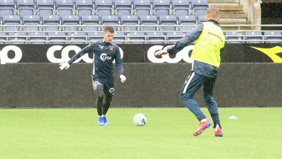 Ylldren Ibrahimaj trives kanskje bedre i solskinnet i Marbella, men har blitt en mann å regne med i Viking-drakten. Midtbanespilleren har fått flest minutter så langt i oppkjøringen, og håper det fortsetter inn i seriestarten. Foto: Pål Karstensen