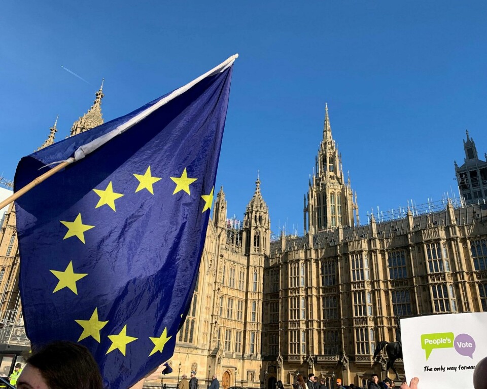 AVGJØRENDE: Brexit går inn i avgjørende uker. Her fra protester utenfor parlamentet. FOTO: ÅSNE GULLIKSTAD AVGJØRENDE: Brexit går inn i avgjørende uker. Her fra protester utenfor parlamentet. FOTO: ÅSNE GULLIKSTAD