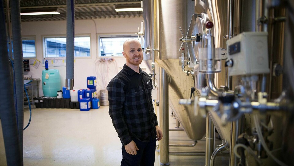 Bjarte Halvorsen er daglig leder i Salikatt bryggeri i Stavanger. Foto: Caroline T. Gilje