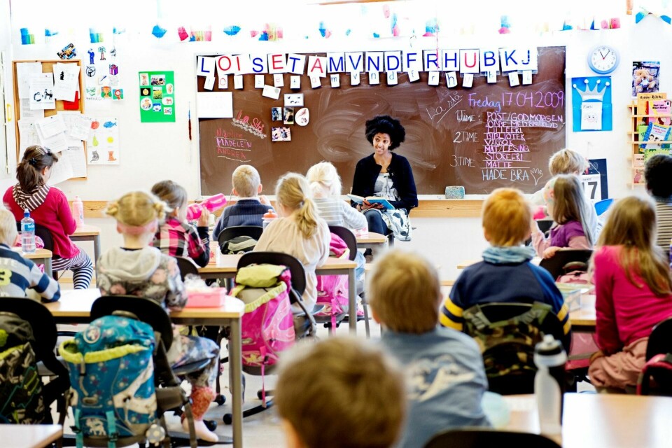 VIKTIGST: Skole og utdanning er saken som nylig toppet en liste i Aftenposten over viktige saker før valget. Det gleder et lærerhjerte. ARKIVFOTO: MIMSY MØLLER VIKTIGST: Skole og utdanning er saken som nylig toppet en liste i Aftenposten over viktige saker før valget. Det gleder et lærerhjerte. ARKIVFOTO: MIMSY MØLLER