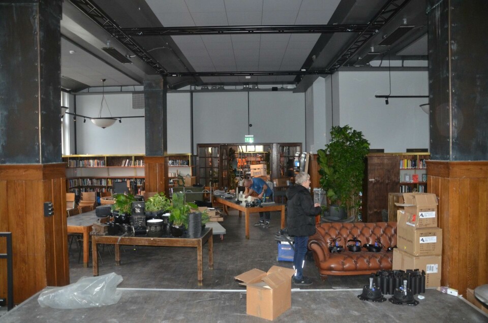 Åpner «nytt» bibliotek på Løkka ###