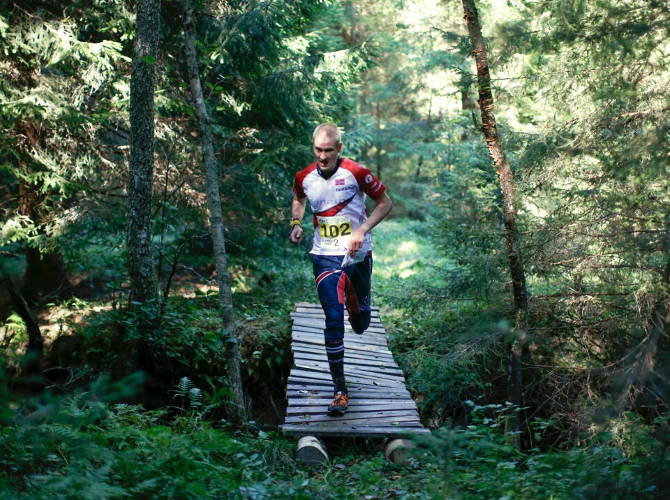 Olav Lundanes levde opp til favorittstempelet på tirsdagens VM-øvelse. Her fra et løp i Sverige.