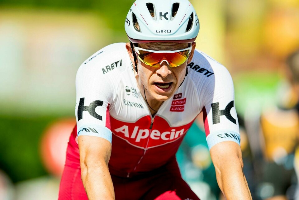 Alexander Kristoff er i aksjon i Tour de France. Han håper på etappetriumf denne uken. Foto: Vegard Wivestad Grøtt / NTB scanpix