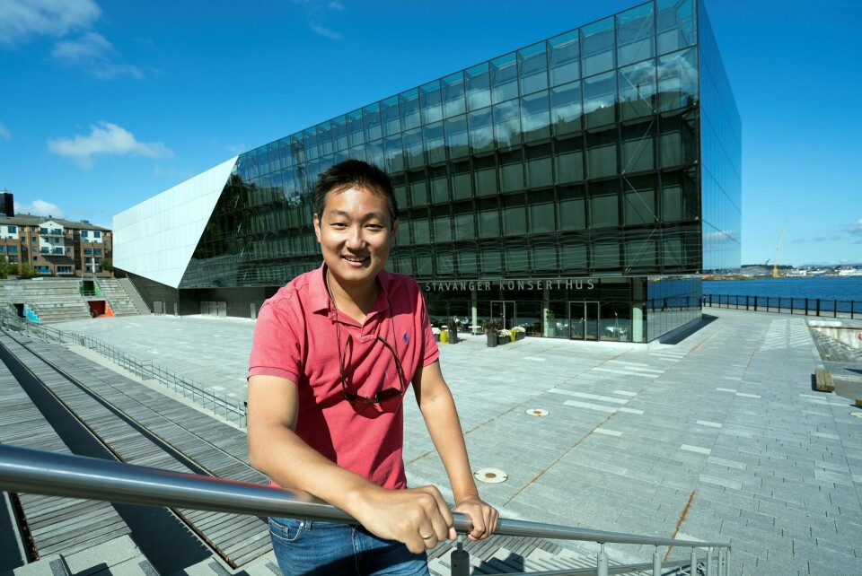 Festivalsjef for Utopia, Espen Yung Svendsen, er meget godt fornøyd med årets festival. Foto: Roy Storvik