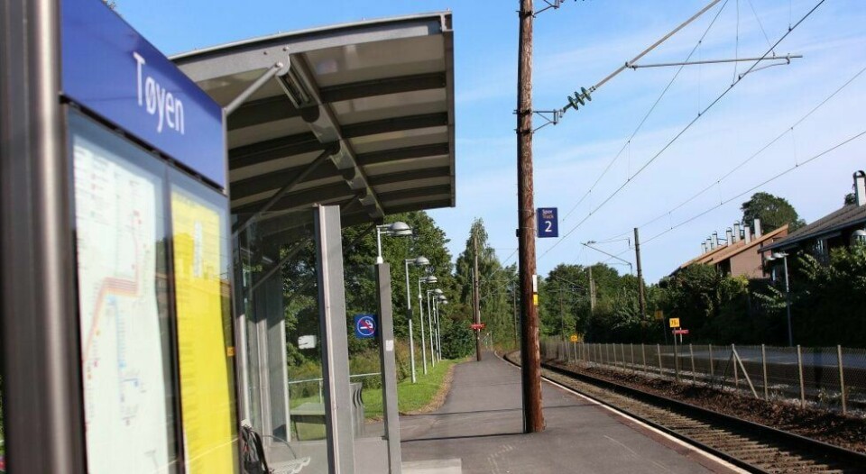 HERFRA: På Tøyen stasjon er det ikke akkurat yrende folkeliv som møter oss en onsdag morgen.