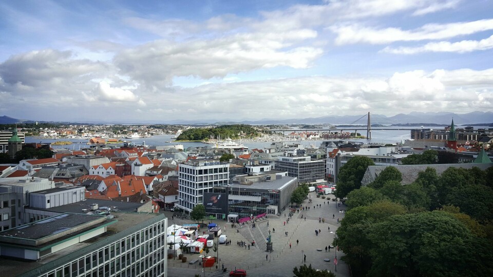 Stavanger har fortsatt høyeste kvadratmeterpris på nye boliger på Vestlandet. Foto: Lasse Hansen