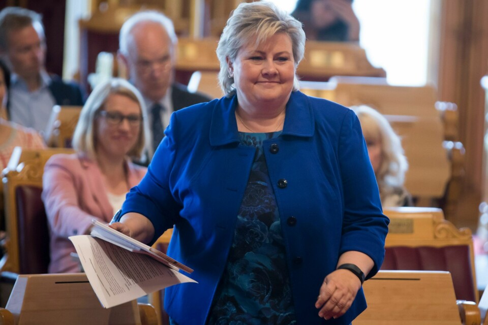 Vår utdanning er ikke en vits, Erna