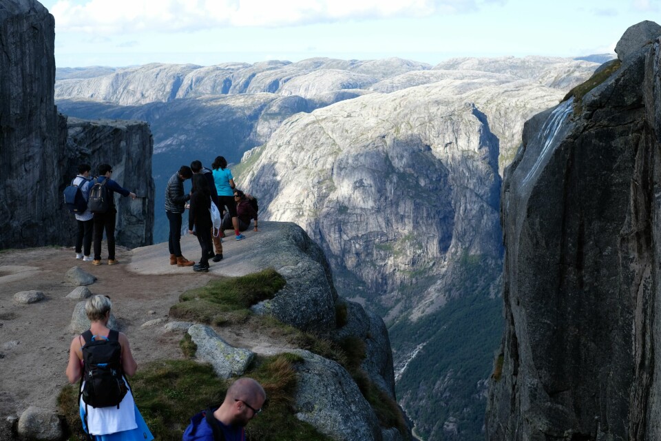 Kjerag. Foto: Fredrik Jenseg Eriksen Kjerag. Foto: Fredrik Jenseg Eriksen