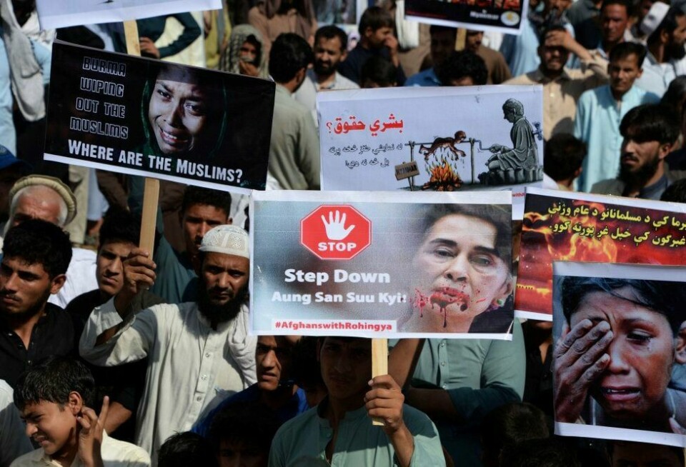 MYANMAR: Myanmar-leder Aung San Suu Kyis altfor brede stempling av Rohingya-befolkningen som terrorister gir myndighetene makt til å gjennomføre dødelige sikkerhetsoperasjoner, på bekostning av Rohingyaene, skriver Minda Holm. FOTO: NOORULLAH SHIRZADA/AFP/NTB SCANPIX