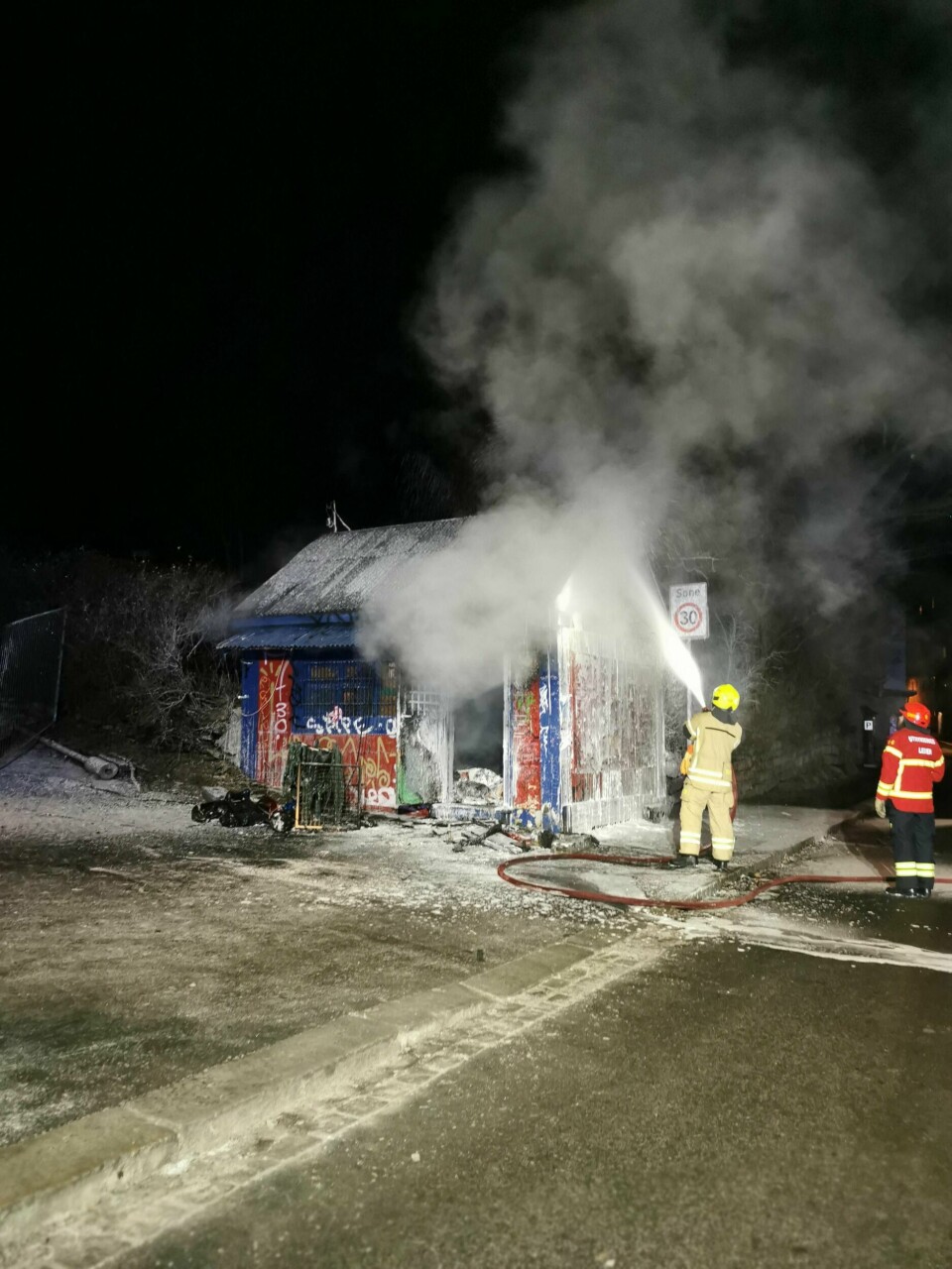 Fredag 10. januar brant Sotakiosken på Vålerenga for tredje gang denne vinteren.