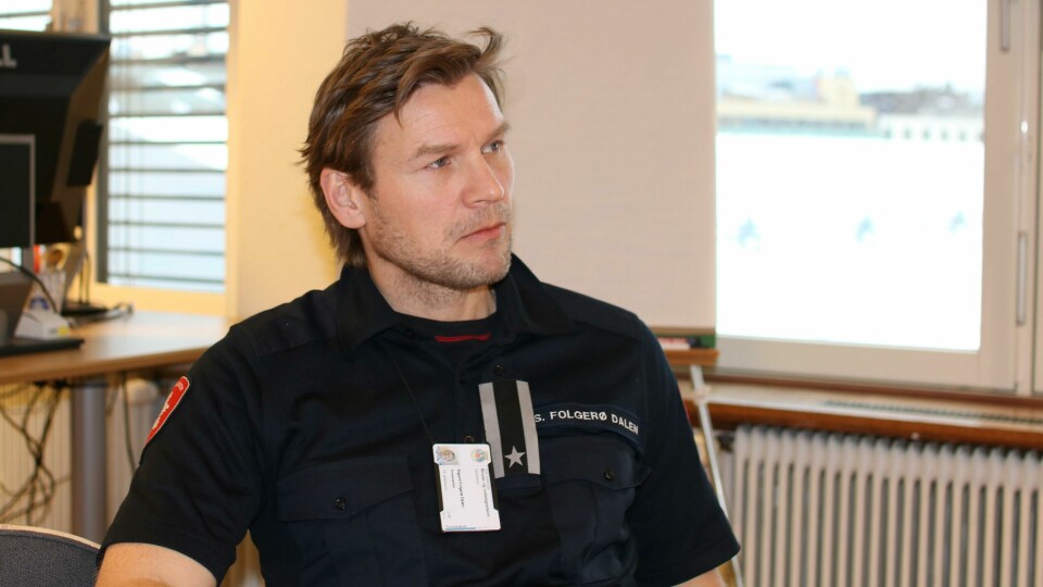 Sigurd Folgerø Dalen i Oslo brann- og redningsetat. Sigurd Folgerø Dalen, OBRE. Foto: Tom Vestreng