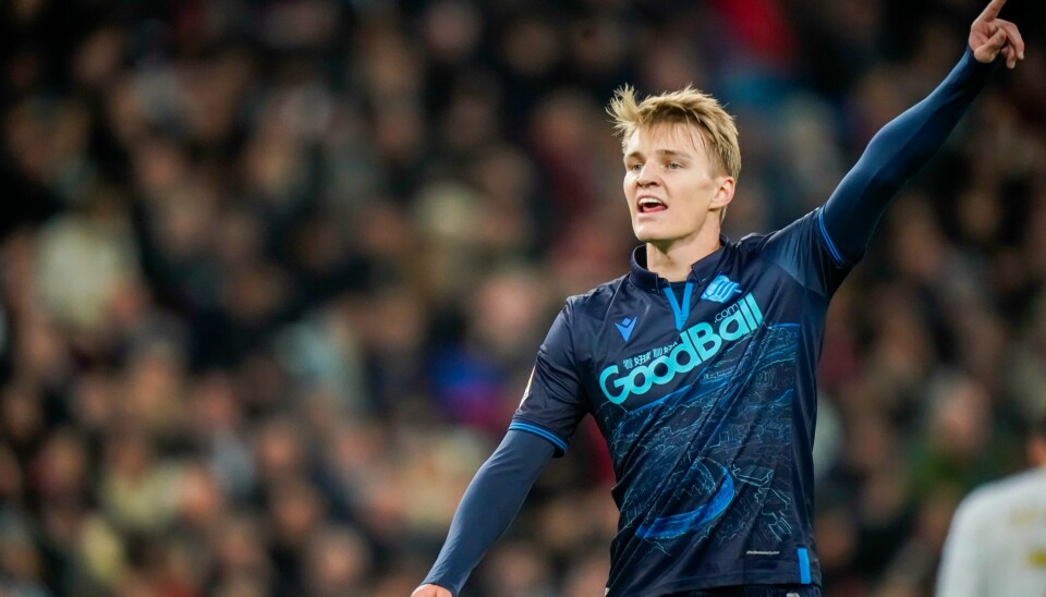 Martin Ødegaard og Real Sociedad tapte for andre gang i den spanske serien i år. Foto: Heiko Junge / NTB scanpix