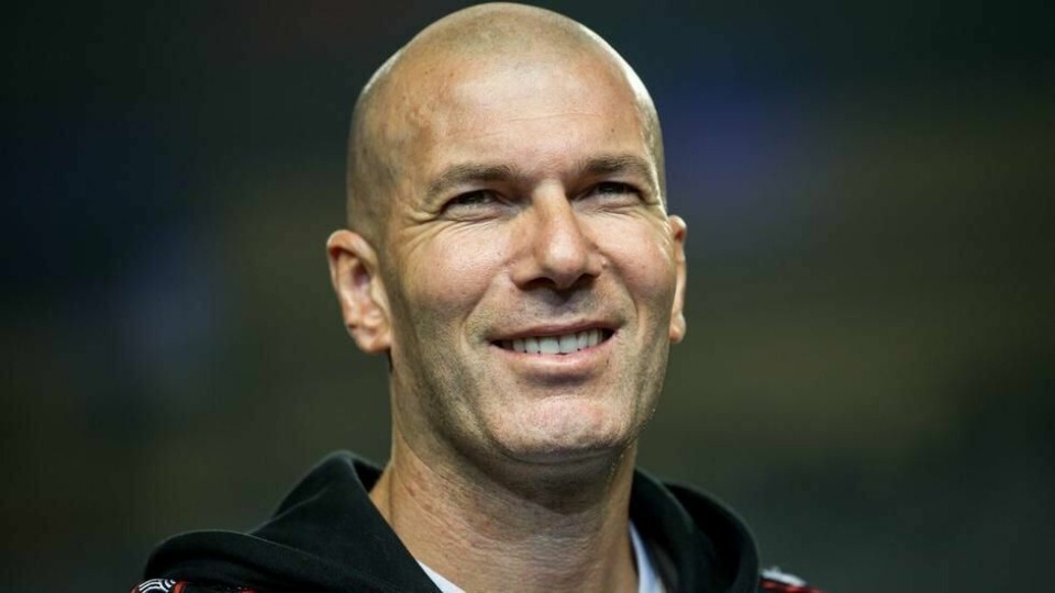 Fotballegenden Zinedine Zidane, nå trener i Real Madrid. Foto: NTB scanpix